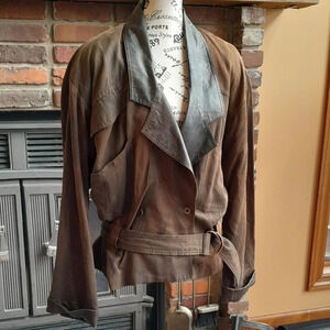 Vintage Metropole Faux Leather Motorcycle Jacket